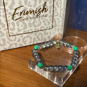 Erimish Iridescent Green Single Bracelet